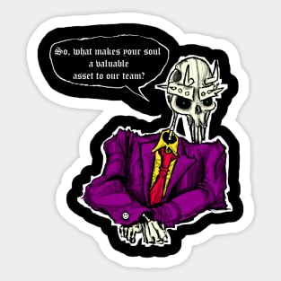 Well Suited Sticker